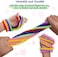 Olugu Sensory Chew Necklace for Boys and Girls, 6 Pack Stretch Chewing Necklaces for Kids with Autism ADHD SPD, Oral Motor Aids Chew Toys Reduce Fidgeting for Kids Chewer (6