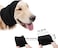 Yolent Quiet Ears for Dogs Anxiety Barking Dog Ear Covers Muffs Snood for Noise 2PCS Dog Ear Hearing Earmuffs Fireworks Protection Anti Anxiety Dog Hat for Medium to Large Dogs (WhiteBlack