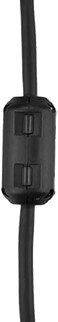 Konohan 20 Pieces Ferrite Bead Clip on Ferrite Core Noise Suppressor Rings RFI EMI Noise Filter Cable Clip for USB Video Data Cable, 0.11/0.19/0.27/0.35/0.51 Inch Inner Diameter, Black