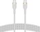 Belkin BoostCharge Pro Flex Braided USB C charger cable, USB-IF certified Power Delivery PD type C fast charging cable for iPhone 16, 15, Galaxy S24, S23, MacBook Pro, iPad, Pixel and more &ndash; 2m, white