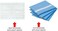 Dealmed Non-Fenestrated Sheets &ndash; 50 Count 3-Ply Poly-Lined Drape Sheets, Blue Material, Perfect for Hospitals, Medical Facilities, and Physicians&rsquo; Offices, 18" x 26