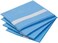 Dealmed Non-Fenestrated Sheets &ndash; 50 Count 3-Ply Poly-Lined Drape Sheets, Blue Material, Perfect for Hospitals, Medical Facilities, and Physicians&rsquo; Offices, 18" x 26