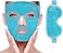 ZN&Ouml;CUET&Ouml;D Cooling Ice Face Eye Mask for Reducing Puffiness, Bags Under Eyes,Sinus,Redness,Pain Relief,Dark Circles, Migraine,Hot/Cold Pack with Soft Plush Backing (Blue(1* Eye Mask1*Face Mask