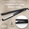 Corioliss C3 Hair Straightener for Women Professional Titanium Plates Flat Iron (Black Chrome Soft Touch