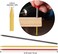 Hiboom 2.8mm Pencil Refills for Carpenter Pencils, Solid Deep Hole Mechanical Construction Pencil Replacements, Pencil Refills for Woodworking Scriber Marking Architect Drawing, Refills Only(24 Piece