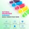 KILOSTEP Toilet Gel, 60 Count Toilet Bowl Gel Stamp 5 Kinds Of Scent Toilet Cleaner Gel Stamp Kit Air Freshener