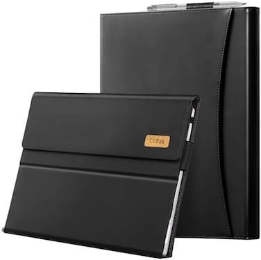 جراب CoBak لجهاز Surface Pro 2024 Copliot PC الإصدار الحادي عشر - لجهاز مايكروسوفت اللوحي مقاس 13 بوصة، يتسع للوحة مفاتيح وحامل قابل للتعديل بزوايا متعددة، متوافق مع Surface Pro 11 / Pro 10 / Pro 9 /