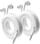 Fuse Side Winder Mini and Max Headphone, Earbud and Charging Cable Winder and Organizer Perfect for Wrapping Earbuds and Cords for Travel and Organization 2-Pack (White, Mini (2-Pack