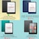 جراب BOZHUORUI لجهاز Kindle Paperwhite من الجيل الحادي عشر (إصدار 2021) (يشمل إصدار Signature مقاس 6.8 بوصة وإصدار الأطفال) غطاء فاخر من جلد البولي يوريثان مع حامل/حزام يد وخاصية التشغيل/الإيقاف التلق