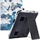 جراب BOZHUORUI لجهاز Kindle Paperwhite من الجيل الحادي عشر (إصدار 2021) (يشمل إصدار Signature مقاس 6.8 بوصة وإصدار الأطفال) غطاء فاخر من جلد البولي يوريثان مع حامل/حزام يد وخاصية التشغيل/الإيقاف التلق
