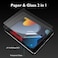Esanik 2 Pack Like Paper Glass Screen Protector for iPad 9th/8th/7th Generation (10.2-Inch 2021/2020/2019Tempered Glass 9H PAPERed Screen Protector with Matte Finish for Drawing Writing