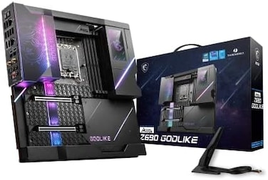 MSI MEG Z690 GODLIKE Gaming Motherboard (E-ATX, 12th Gen Intel Core, LGA 1700 Socket, DDR5, PCIe 5, 10G LAN, M.2 Slots, Wi-Fi 6E