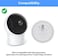 wochel Clip Mount for Eufy Baby Monitor Camera, Flexible Gooseneck Baby Monitor Holder for Crib Without Tools or Wall Damage - White