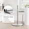 niffgaff Premium Paper Towel Holder For Kitchen Organize, Stainless Steel, One-Handed Operation Countertop Roll Dispenser with Weighted Base, Silver