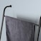 OYEAL Blanket Ladder Towel Ladder for Bathroom Blanket Rack for Living Room Bathroom Laundry Room Black