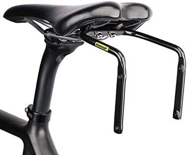 Rhinowalk Anti Sway Bikepacking Saddle Bag Stabilizer Mount with 2 Bottle Cage Mounting Holes