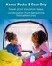 حقيبة ظهر CamelBak eddyKids سعة 12 أونصة، VSS، بتصميم وحيد القرن السحري