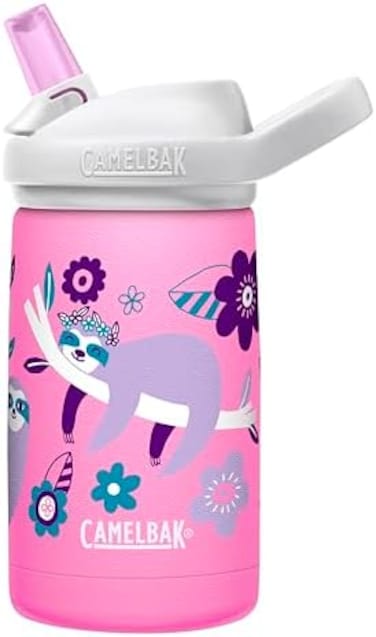 حقيبة ظهر CamelBak eddyKids سعة 12 أونصة، VSS، بتصميم كسلان فلاور تشايلد