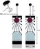 Aimery 925 Sterling Silver Tanjiro Earrings,Anime Cosplay Tanjiro Black Earrings Ear clip For Men Women Earrings