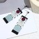 Aimery 925 Sterling Silver Tanjiro Earrings,Anime Cosplay Tanjiro Black Earrings Ear clip For Men Women Earrings