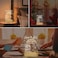 مصباح Lightzz to My Bestie Gifts، مصباح ثلاثي الأبعاد بتصميم وهمي، مصباح ليلي "أحبك يا صديقي" لأفضل صديق وأخت، للأولاد والبنات والنساء، هدية مثالية لأعياد الميلاد والعطلات، مصباح طاولة خشبي بإضاءة LED