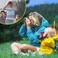 ESSENSON Binoculars for Kids Toys Gifts for Age 3-12 Years Old Boys Girls Kids Telescope Outdoor Toys for Sports and Outside Play Hiking, Bird Watching, Travel, Camping, Birthday Presents (Pink