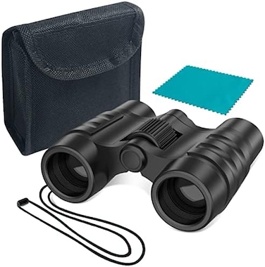ESSENSON Binoculars for Kids Toys Gifts for Age 3-12 Years Old Boys Girls Kids Telescope Outdoor Toys for Sports and Outside Play Hiking, Bird Watching, Travel, Camping, Birthday Presents (Black