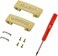 Anovvat Studio 3 Hinge as Same as The OEM Replacement Parts Accessories Durable Repair Kit Compatible with Beats by Dre Studio3 Wireless (A1914Headphones (Gold