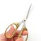 Aemoe 5" All Stainless Steel Office Scissors,Ultra Sharp Blade Shears,Sturdy Sharp Scissors for Office Home School Sewing Fabric Craft Supplies Multipurpose Scissors Gold