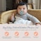 Itzy Ritzy Natural Rubber Pacifiers, Set of 2 &ndash; Natural Rubber Newborn Pacifiers with Cherry-ShapedLarge Air Holes for Added Safety; Set of 2 in HarborCoast, Ages 0 &ndash; 6 Months