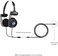 Koss Porta Pro Utility On-Ear Headphones, Detachable Interchangeable Cord System, Collapsible Design, Stealth Grey