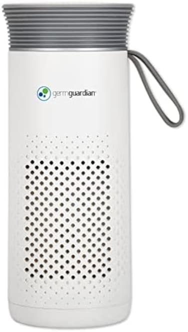 GermGuardian 2-in-1 Portable Allergen Air Purifier with UV-C, 7" inch