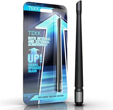 TEKK Carbon Fiber Short Antenna Compatible with Chevy Silverado 1500 2007-2025/7.9 Inches Premium Flexible Rubber/Designed for Enhance FM/AM Radio Signal Reception