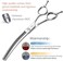 FOGOSP Dog Grooming Thinning Blending Scissor, Ergonomic Pet Grooming Thinner Blender Shears Cat Trimming Texturizing with Offset Handle (7inch, Thining