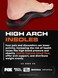 CRUVHEAL 220lbs Plantar Fasciitis High Arch Support Insoles Men Women - Orthotic Shoe Inserts - Boot Work Shoe Insole (S, Black