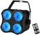 AQOOL Stage Par Lights RGBW LED Can Super Bright DJ Wash Light with RemoteDmx Control