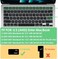 ProElife Korean Keyboard Cover Skin for 2024-2022 MacBook Air 13.6 15 inch M3 M2 A3113/A3114/A2681/A29412023-2021 MacBook Pro 14 16.2 inch M3 M2 M1 Pro/Max A2918/A2992/A2779/A2780/A2991 Accessory