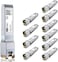 H!Fiber H!Fiber 10 Pack 10Gb SFPRJ45 Transceiver Support 10G/5G/2.5G/1.25G, 30m, 10Gbase-T SFPEthernet Module Compatible with Cisco SFP-10G-T-S, Ubiquiti UF-RJ45-10G, UniFi,TP-Link,Fortinet,MikroT