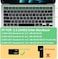 ProElife Arabic Keyboard Cover Skin for 2024-2022 MacBook Air 13.6 15 inch M3 M2 A3113/A3114/A2681/A29412023-2021 MacBook Pro 14 16.2 inch M3 M2 M1 Pro/Max A2918/A2992/A2779/A2780/A2991 Accessory