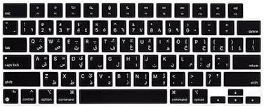 ProElife Arabic Keyboard Cover Skin for 2024-2022 MacBook Air 13.6 15 inch M3 M2 A3113/A3114/A2681/A29412023-2021 MacBook Pro 14 16.2 inch M3 M2 M1 Pro/Max A2918/A2992/A2779/A2780/A2991 Accessory