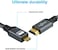 كابل Twozoh 4K Micro HDMI إلى HDMI بطول 30 سم، كابل قصير عالي السرعة من HDMI كامل إلى Micro HDMI مضفر يدعم تقنية 3D بدقة 4K/60Hz و1080p
