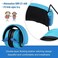 GREEN DEVIL Kids/Toddler Ear Protection Safety Ear Muffs For Age 3-16 Noise Cancelling Headphones 27.4dB Kids Hearing Protection Earmuffs