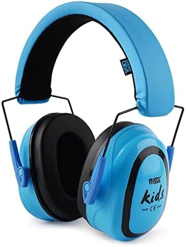 GREEN DEVIL Kids/Toddler Ear Protection Safety Ear Muffs For Age 3-16 Noise Cancelling Headphones 27.4dB Kids Hearing Protection Earmuffs