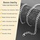 Reoxvo Silver/Black/Cuban Link Chain for Men Stainless Steel Chain Necklaces for Men Women Neck Chains for Pendants Mens Accessories Jewelry 18/20/22/24/30 Inch