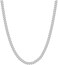 Reoxvo Silver/Black/Cuban Link Chain for Men Stainless Steel Chain Necklaces for Men Women Neck Chains for Pendants Mens Accessories Jewelry 18/20/22/24/30 Inch