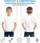 Civaner 4 Pieces Kids Sports Headbands Athletic Sweatbands Headband Wicking Elastic Hairband for Girls and Boys Toddler Children