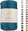 S SENSY (Peacock- Sensy Premium 5mm Polyester Rope 100% Polypropylene Cord Macrame Cord 5mm Crochet Bag Cord Macrame Rope Crochet Thread Gift for Knitter (Peacock