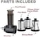 ملحقات تقطيع وبشر InnoMoon لخلاط KitchenAid، ملحق مبشرة الجبن لخلاط KitchenAid، ملحقات تقطيع بثلاث شفرات