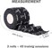 WARM BODY COLD MIND Weight Lifting Thumb Tape - Hook Grip Tape, Weightlifting Tape for Powerlifting Strength Deadlift for Cross Training, Tearable Flexible Cotton and Breathable