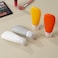 INSFIT Portable Travel Bottles, TSA Carry On Approved Toiletries Containers, 90ml Leak Proof Squeezable Silicone Tubes, Refillable Travel Accessories for Shampoo Body Wash 4 Pack Orange